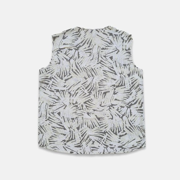 Size-XL-XXL, Delmod international cut sleeves viscose printed top - Picture 3 of 4